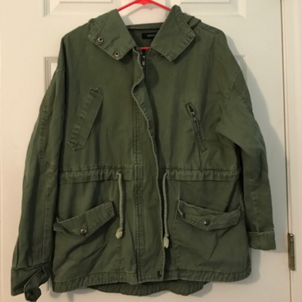 Urban outfitters green army jacket size small
